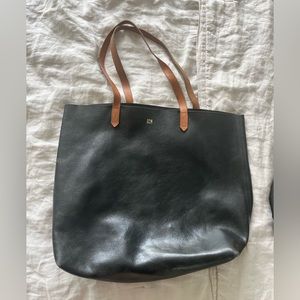Madewell classic leather tote bag large